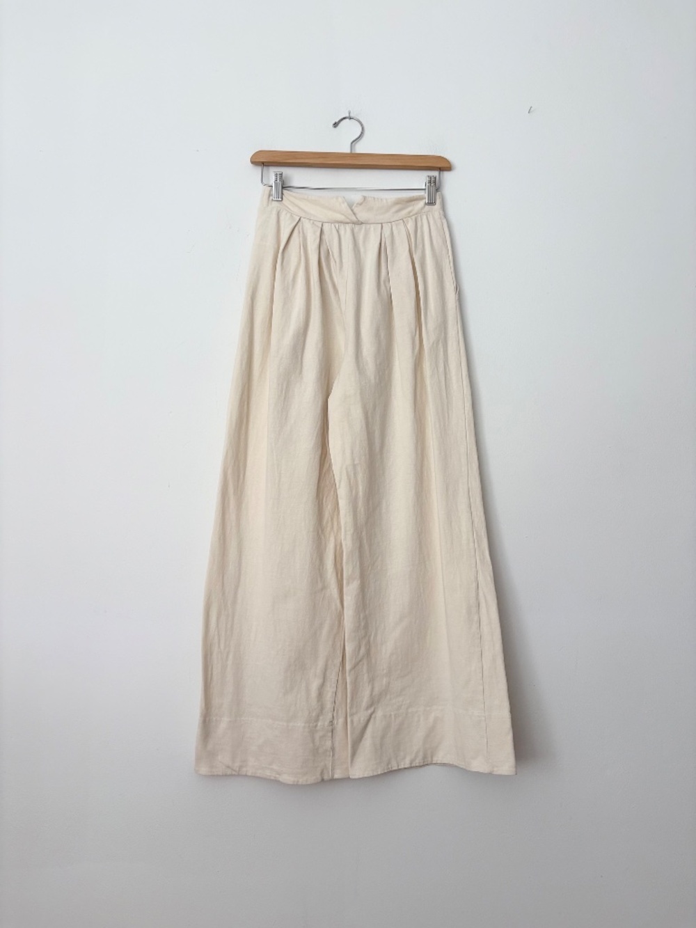 Free people beach wide leg pull on pants - Picture 6 of 7